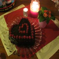 Weight Watchers Chocolate-Raspberry Heart Cake image