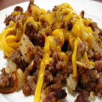Fried Potatoes and Hamburger Recipe - (3.9/5) image