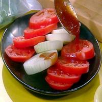 Tomato and Vidalia Onion Salad with Steak Sauce Dressing image