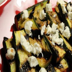 Zucchini With Red Wine Dressing & Goat's Cheese_image