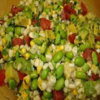 Edamame, Corn and Tomato Salad image
