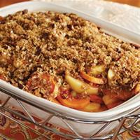 Glazed Apples and Sweet Potatoes with Pecan Streusel Topping_image