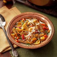 Pasta and White Bean Soup With Sun-Dried Tomatoes image