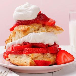 Strawberries and Cream Scones image