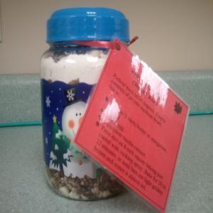White Christmas Cherry Bars in a Jar_image