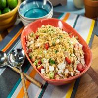 Greek Chicken and Orzo Pasta Salad_image