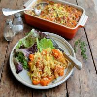 Pumpkin, almond and cheese rice bake_image