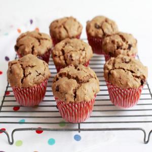 Chocolate-Chip Sunflower-Butter Muffins_image
