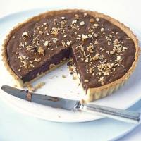 Chocolate & hazelnut praline tart image