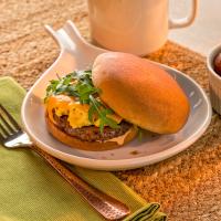 Egg, Sausage and Cheese Breakfast Sandwich image