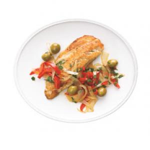 Tilapia with Peppers and Olives Recipe - (4.5/5)_image