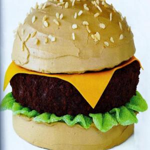 Cheeseburger cake image