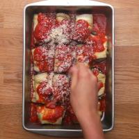 Cheesy Eggplant Roll-Ups Recipe by Tasty image