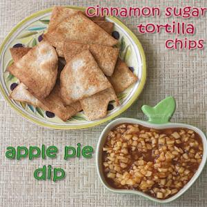 Apple Pie Dip & Cinnamon-Sugar Tortilla Chips Recipe - (4.4/5) image