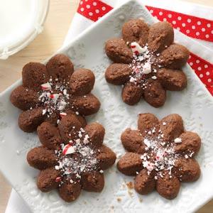 Chocolate Peppermint Spritz Cookies Recipe_image