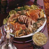 Smoked Fish with Mustard, Dill and Caper Sauce_image