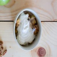 Apple-Pecan Challah Bread Pudding image