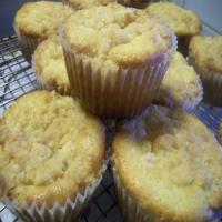 Sour Cherry Muffins With Coconut Streusel image