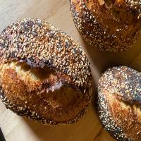Mini Everything Seasoning Sourdough Loaves Recipe by Tasty_image