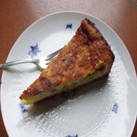 Rhubarb-Almond Custard Cake_image