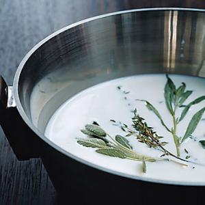 Five-Herb Ice Milk Recipe | Epicurious.com_image