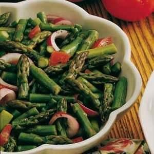 Asparagus-Tomato Salad with Dressing_image