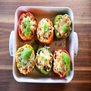 Pasta Stuffed Peppers image
