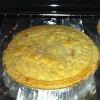 Double-Crust Peach Pie with Frozen Peaches image