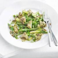 Warm artichoke & asparagus summer salad image