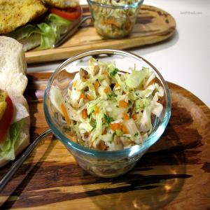 Coleslaw With Apple and Honey Dressing.._image