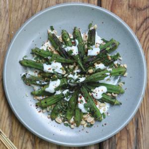 Grilled Spiced Okra Recipe - (4.3/5)_image