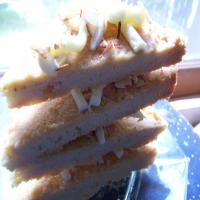 Lime Shortbread Cookies With White Chocolate and Almonds image