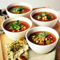 Moroccan chickpea soup image