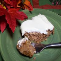Applesauce Cake With Cream Cheese Frosting image