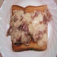 Creamed Chipped Beef on Toast (SOS)_image