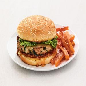 Turkey Burgers with Butternut Squash Fries image