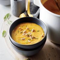 Pumpkin Soup with Almonds and Sage_image