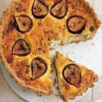 Fig & blue cheese tart image