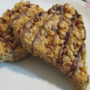 Peanut Butter and Honey Crisp Rice Squares_image