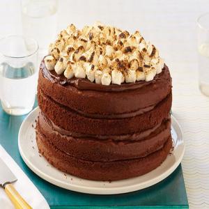 Double Chocolate-Marshmallow Cake image