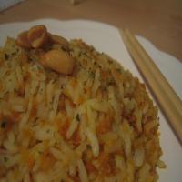 Carrot Rice with Peanuts image