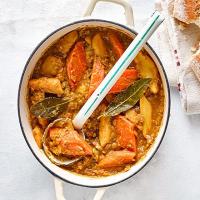 Slow cooker spiced root & lentil casserole image