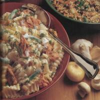 Shell Pasta Salad with Salmon and Green Beans image