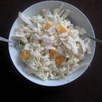 Napa Cabbage Salad with Mandarin Oranges and Apple image