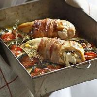 Goat's cheese & thyme stuffed chicken_image