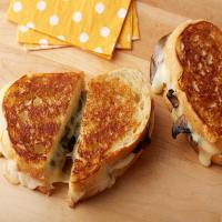 Roasted Poblano and Mushroom Grilled Cheese image