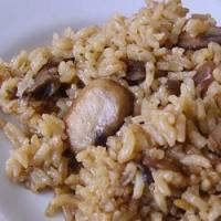 Baked Rice and Mushroom Casserole image