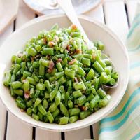 Bacon and Chive Green Bean Coins image