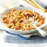 Navy Bean Vegetable Soup image