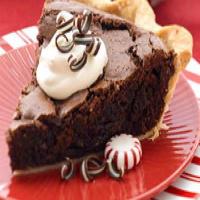 Peppermint Brownie Pie_image